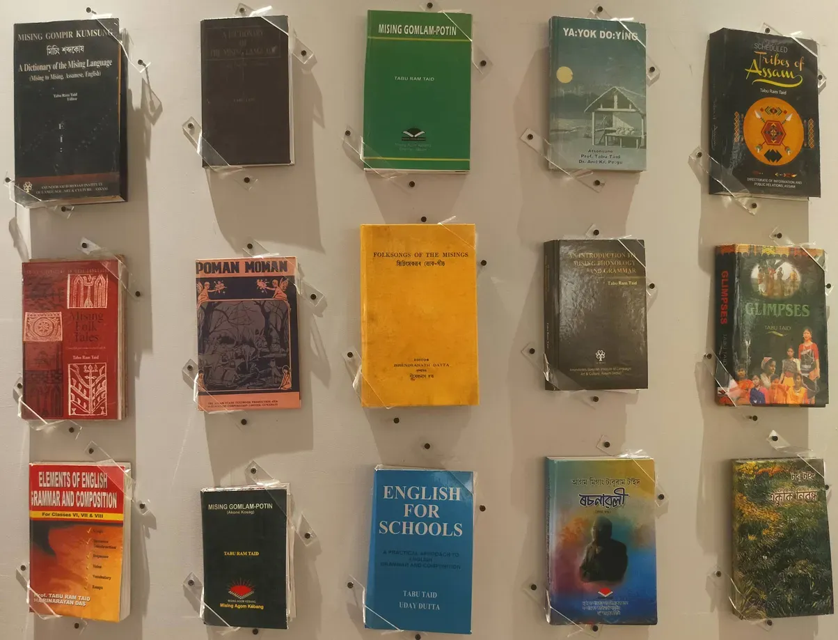 Collection of books by Tabu Ram Taid